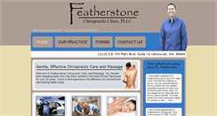 Desktop Screenshot of featherstonechiro.com